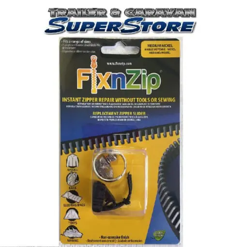FixnZip Instant Zipper Replacement, Large, Black Nickel : : Home